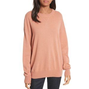 Equipment Renee Cashmere Crewneck Sweatshirt Soft Luxury Classic Wilted Rose